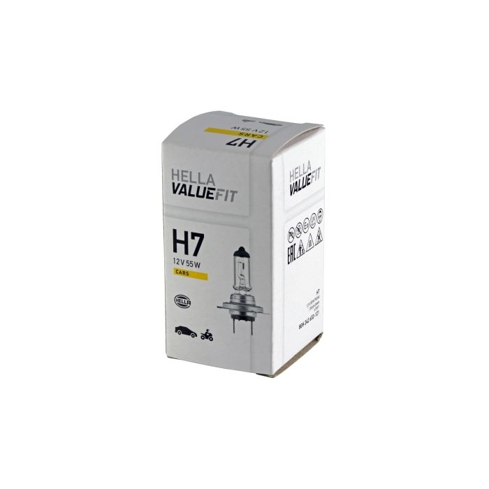 HELLA H7 Standard Halogen Bulb, 12 V, 55W : Automotive 