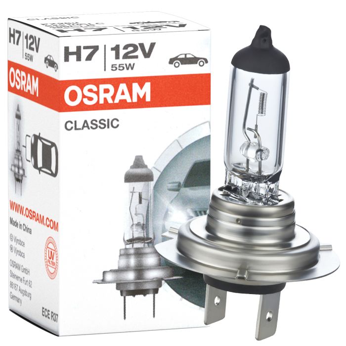 Midas Osram-Classic-Headlight-Fog-Spot-Bulb-12v-H7-55w-PX26d