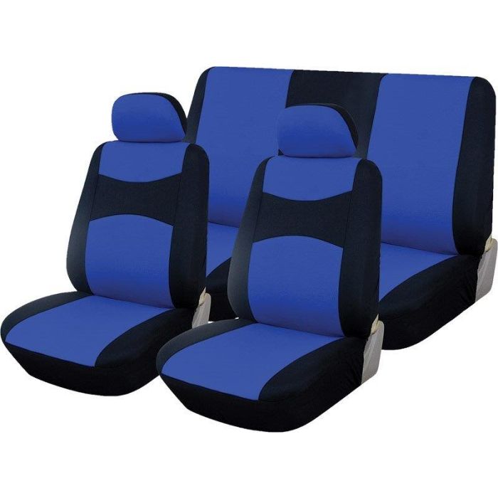 Midas Seat Cover Set Black/Blue