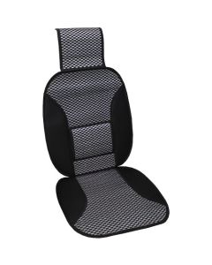 Autogear Bamboo Seat Cushion Black