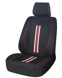 DELUXE SEAT CUSHION BLACK/RED/WHITE