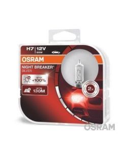 Osram Headlight / Fog / Spot Bulb 12v H7 55w PX26d Nightbreaker Silver