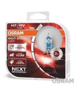 Osram Night Breaker Laser Head/Fog/Spot Light Bulb 12v H7 55w PX26d 