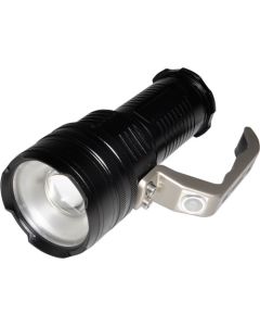 T6 CREE FOCUSABLE & RECHARGEABLE ALUMINIUM TORCH
