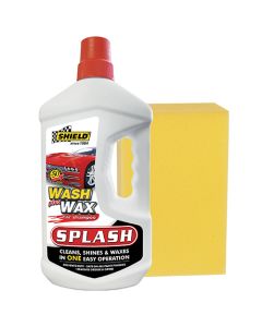 Shield Splash Car Shampoo 1 Litre + Sponge