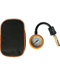 TYRE GAUGE AND DEFLATOR WITH POUCH