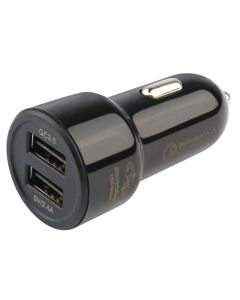 12-24V DUAL USB QUICK CAR CHARGER