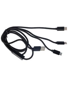 Midas-Style 3 In 1 Charging Cable