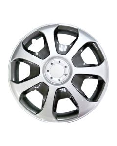 Midas-Style 4 Piece Wheel Cover Set 14 Inch Silver 7 Spoke