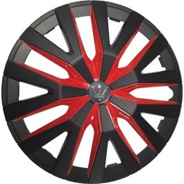 14 Inch Wheel Rim Cover Hubcap Matte Black Red For VW Jetta 4pcs Set