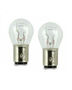 Autogear Bulb 12v 21w BAY15D Double Contact and Filament - Twin Pack