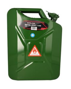 Autogear Metal Fuel Container 20 Litre Green - Petrol