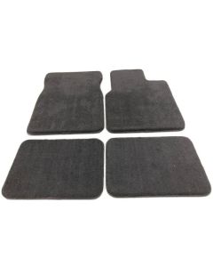 Midas-Style 4 Piece Deluxe Floor Mat Set Grey