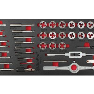 Ampro 39 Piece Tap and Die Tool Set FT