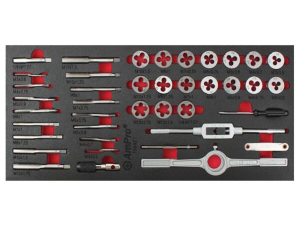 Ampro 39 Piece Tap and Die Tool Set FT