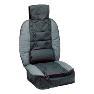 Autogear 1 Piece Deluxe Car Seat Cushion Grey / Black