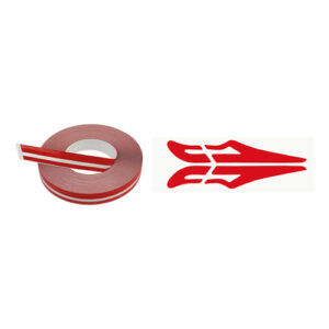Autogear Twinstripe 6 x 3mm 10m Red