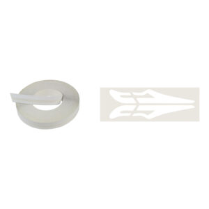 Autogear Twinstripe 6 x 3mm 10m White