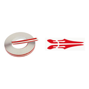 Autogear Twinstripe 3 x 1.5mm 10 Red
