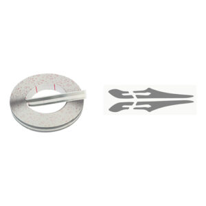 Autogear Twinstripe 3 x 1.5mm 10 Silver