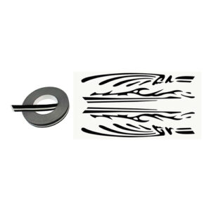 Autogear Twinstripe Black 11mm x 9.75m Double 2.5 x 6m