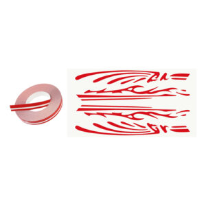 Autogear Twinstripe Red 11mm x 9.75m Double 2.5 x 6m