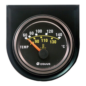 EQUUS 52mm Mechanical Water Temprature Gauge (130-280℉ / 60-140℃) 90° Sweep