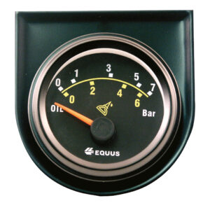 EQUUS 52mm Electrical Oil Pressre Gauge (0-100 PSI / 0-7 BAR) 90° Sweep