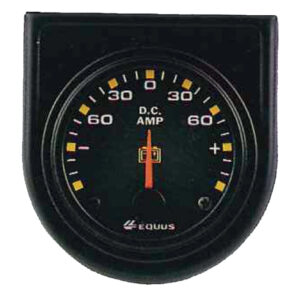 EQUUS 52mm Electrical Ammeter (+/- 60AMP) 140° Sweep