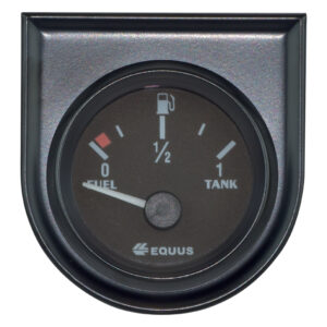 EQUUS 52mm Electrical Fuel Level Gauge ( Measures: 0-1/2-1), 90° Sweep