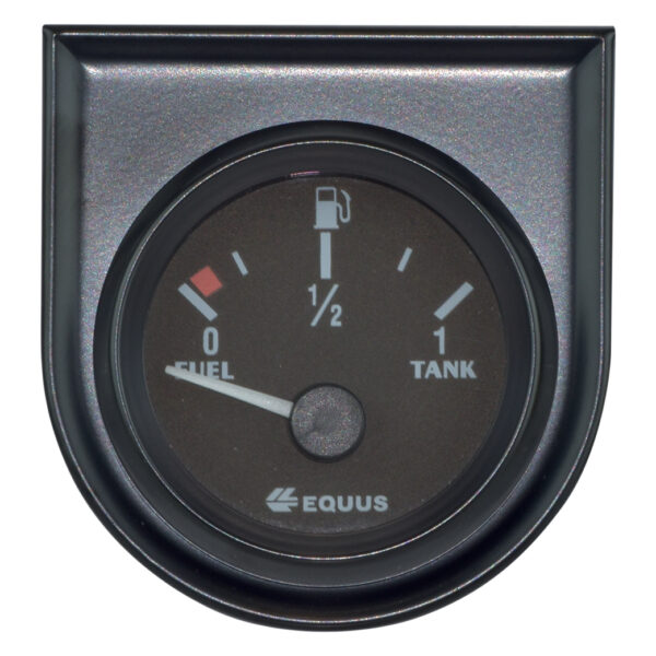 EQUUS 52mm Electrical Fuel Level Gauge ( Measures: 0-1/2-1), 90° Sweep