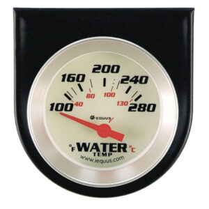 EQUUS 52mm White Electrical Water Temprature Gauge (40-120℃) 90° Sweep