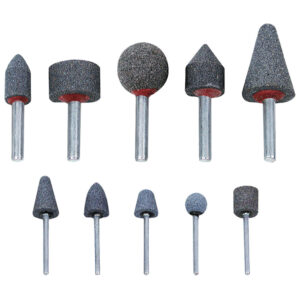 Ampro 10 Piece Mounted Air Grinding Stone Set