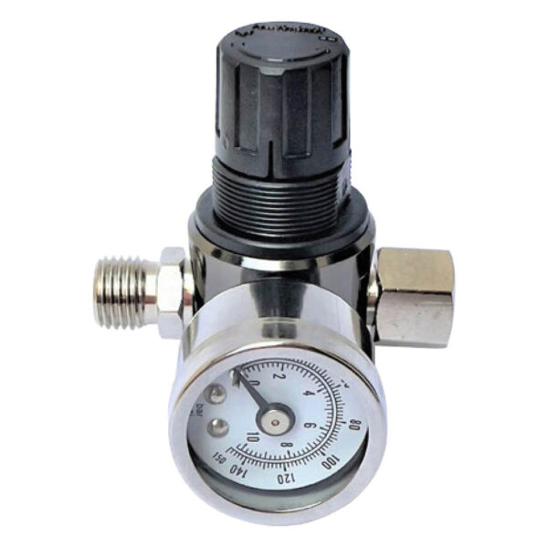 Ampro Air Regulator with Pressure Gauge and Diaph Control