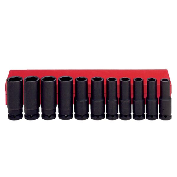 Ampro 11 Piece 1/2" Drive Deep Air Impact Socket Set