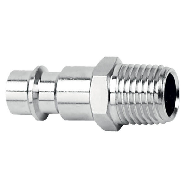 Ampro 1/4" Air Male Connector 2 Piece Set (German Type)
