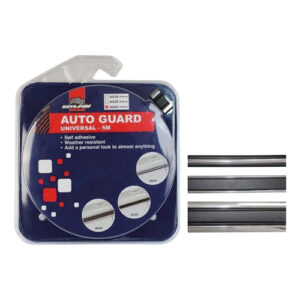 Autogear Universal Auto Guard Trim 43mm x 5m Black / Chrome