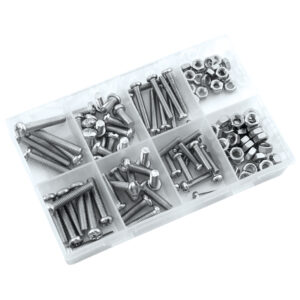 Autogear 120 Piece Machine Screws Assorted