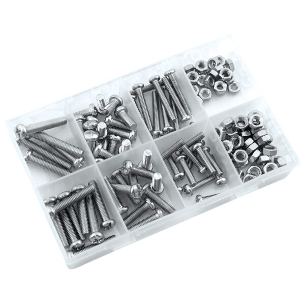 Autogear 120 Piece Machine Screws Assorted