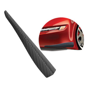 Autogear 2 Piece Wide Carbon Finish Bumper Guard Set
