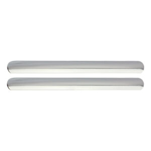 Autogear 2 Piece Chrome Bumper Guard Set