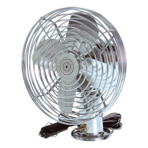 Autogear 12V Chrome Car Fan 150MMmm