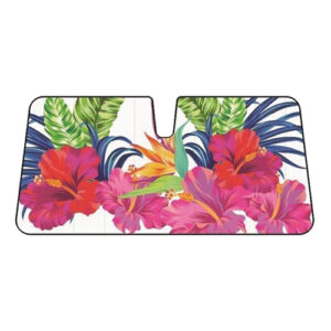 Autogear Car Cool Hawai Flowers