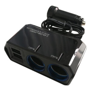 Autogear 2.4AMP Twin USB and 2 x 12V Sockets