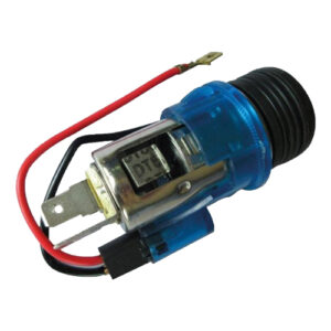 Autogear Cigarette Lighter Plug with Connection Illumination Blue