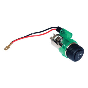 Autogear Cigarette Lighter Plug with Connection Illumination Green