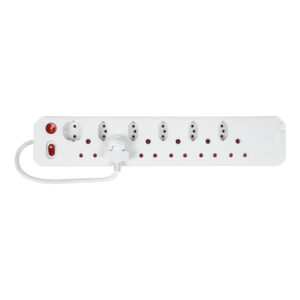 Electricmate Multiplug 12 Way with Single Switch