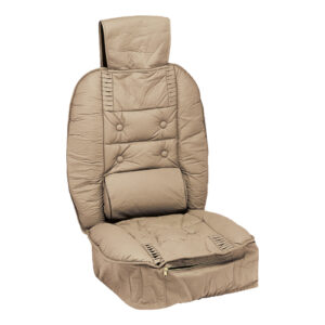 Autogear 1 Piece Deluxe Car Seat Cushion Tan