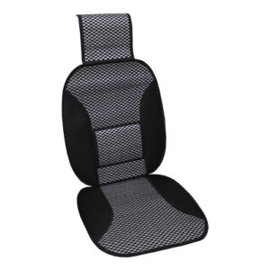 Autogear 1Piece Black Bamboo Seat Cushion