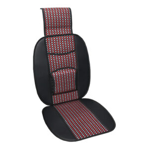 Autogear 1 Piece Red Bamboo Seat Cushion